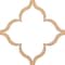 Ekena Millwork 33W x 33H x 14T Small May Decorative Fretwork Wood Ceiling Panels, Hickory CELW33X33X0250MAYHI - alternate 5